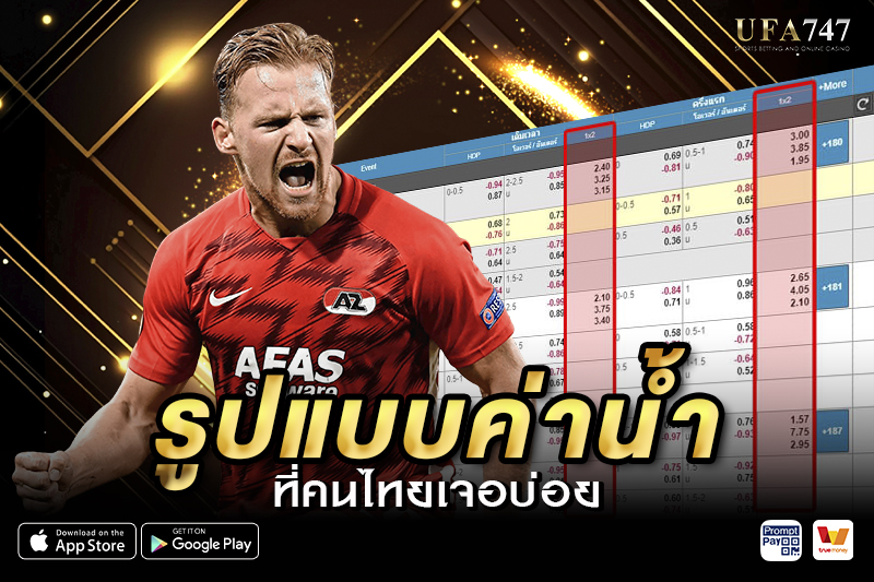รูปแบบค่าน้ำบอล